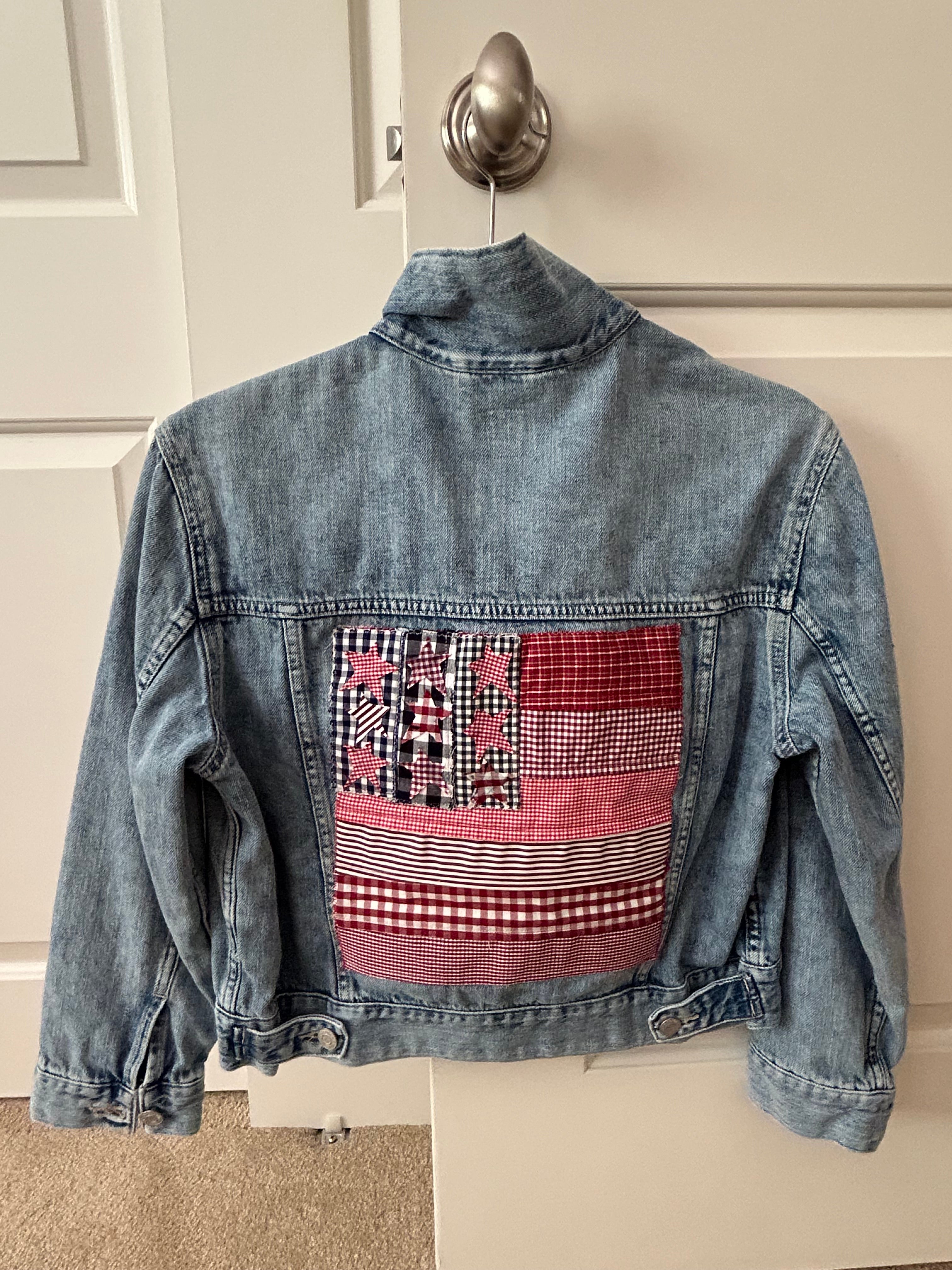 The Rosie — Patchwork Denim Jacket — Small